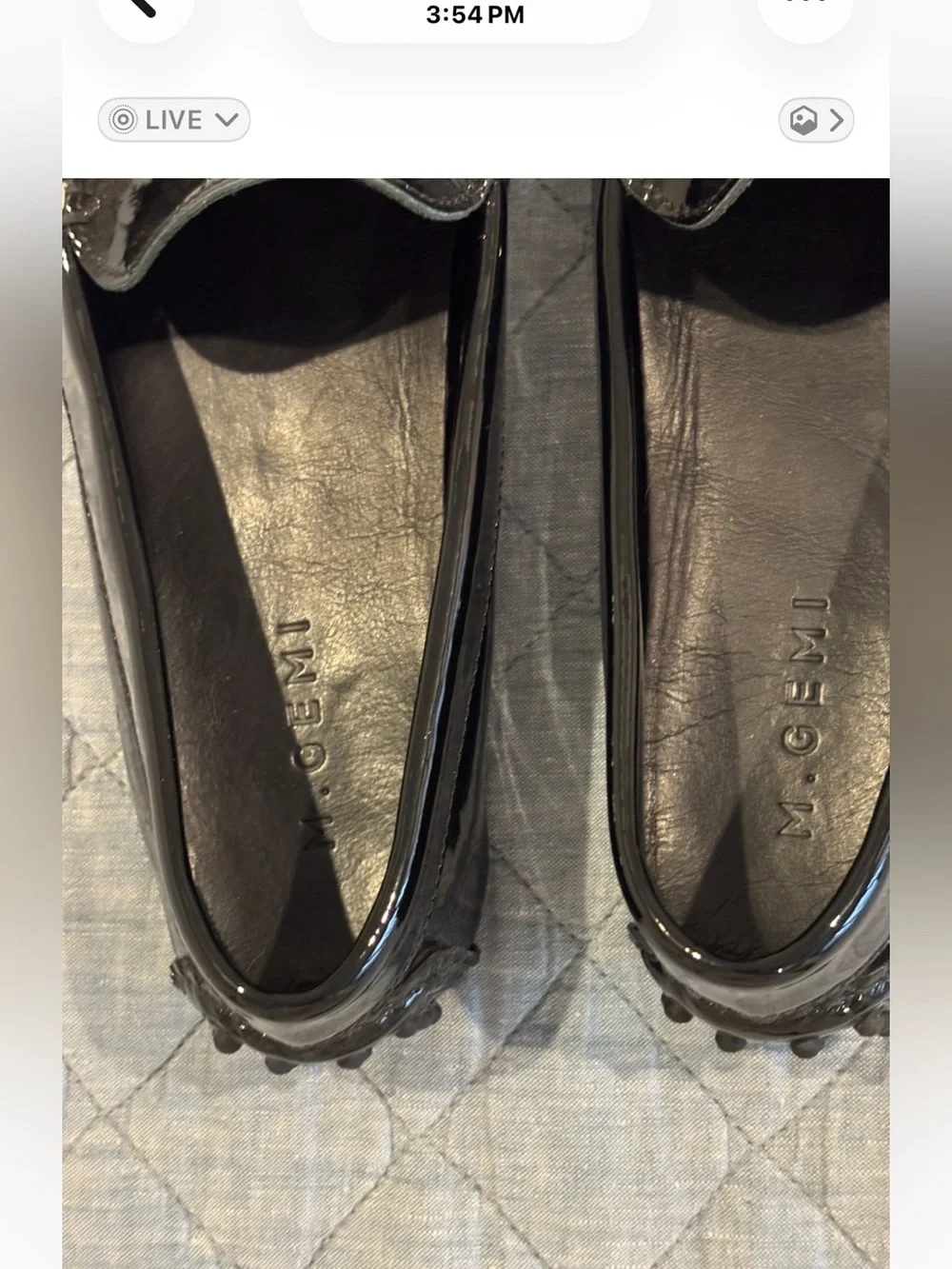 The Felize Moccasins in Black Naplak by M Gemi